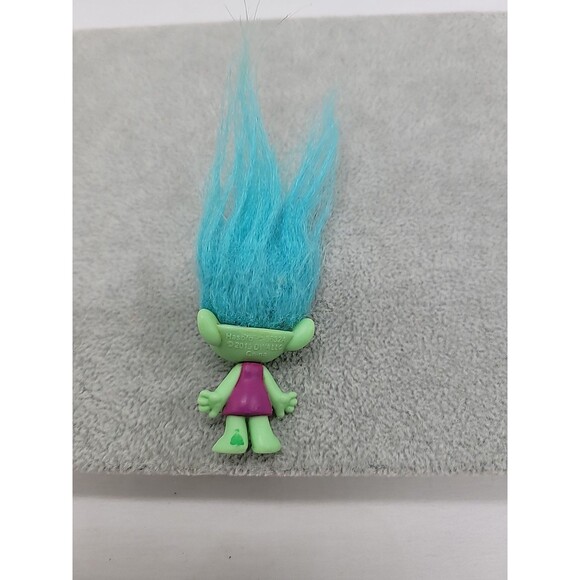 Dreamworks Trolls Purple Dress Troll  Figure 1.5" Without Measuring Hair - Picture 5 of 9